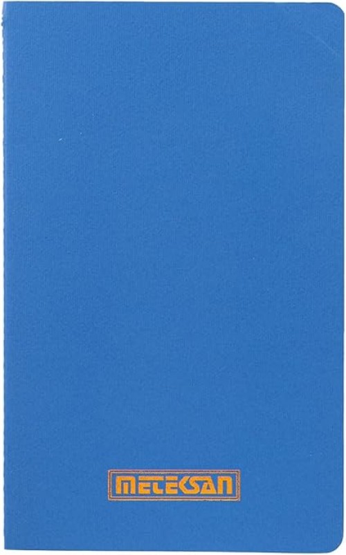 Meteksan Notes 13x21 cm Karton Kapaklı İplik Dikişli Defter, 24 Yaprak, Düz, Lacivert