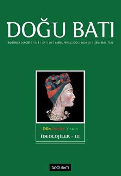 Doğu Batı Düşünce Dergisi Yıl: 8 Sayı: 30 - İdeolojiler - 3 (İkinci el)