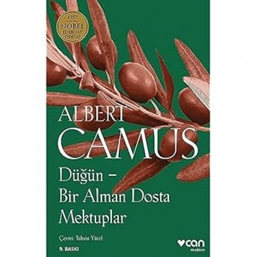 Düğün / Bir Alman Dosta Mektuplar Albert Camus  CAN YAYINLARI