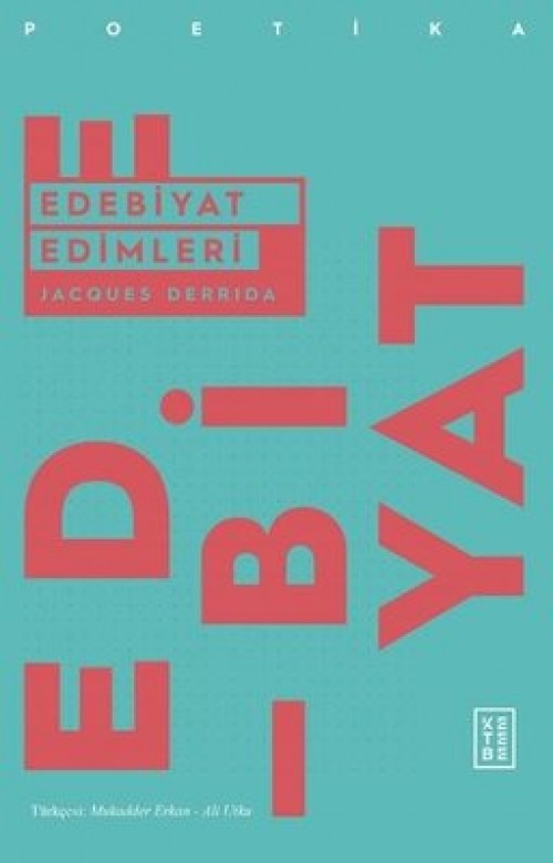 Edebiyat Edimleri - Jacques Derrida