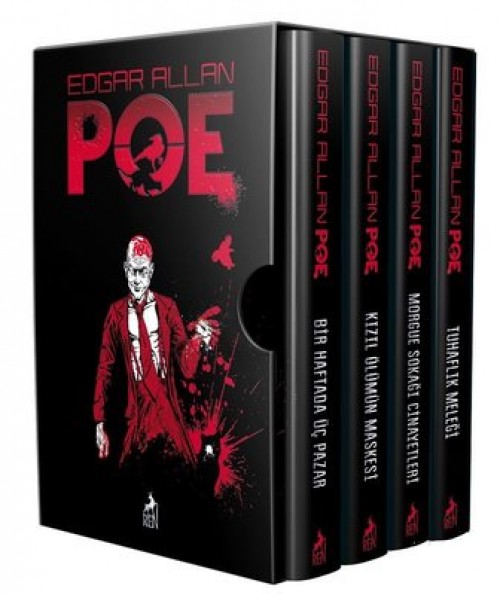 Edgar Allan Poe - 4 cilt takım - kutulu