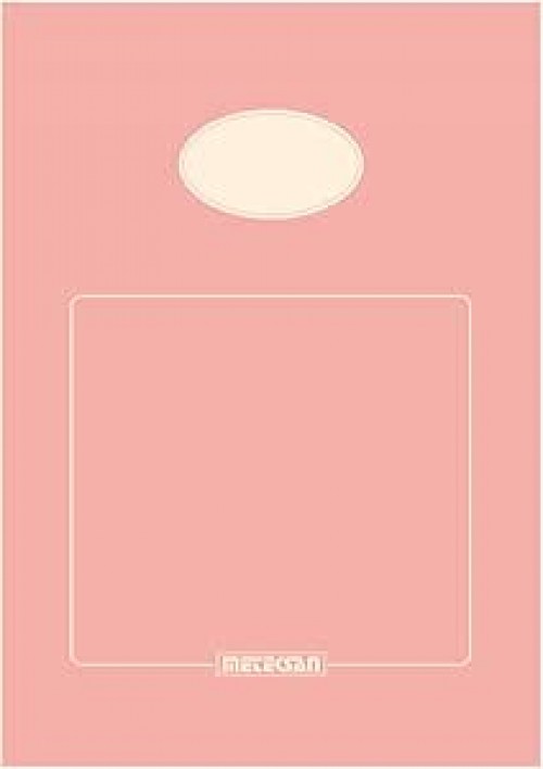 Meteksan A5 Karton Kapaklı Bloknot, Pastel Serisi, 80 Yaprak, Düz, Somon