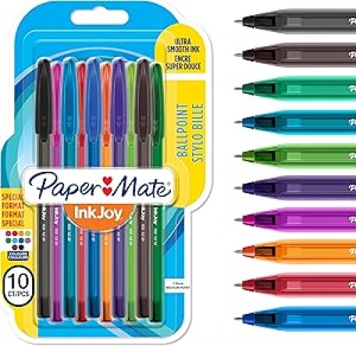 Papermate Inkjoy 100 Kapakl T kenmez Kalem, M U , 8+2 Kar k - 1956751