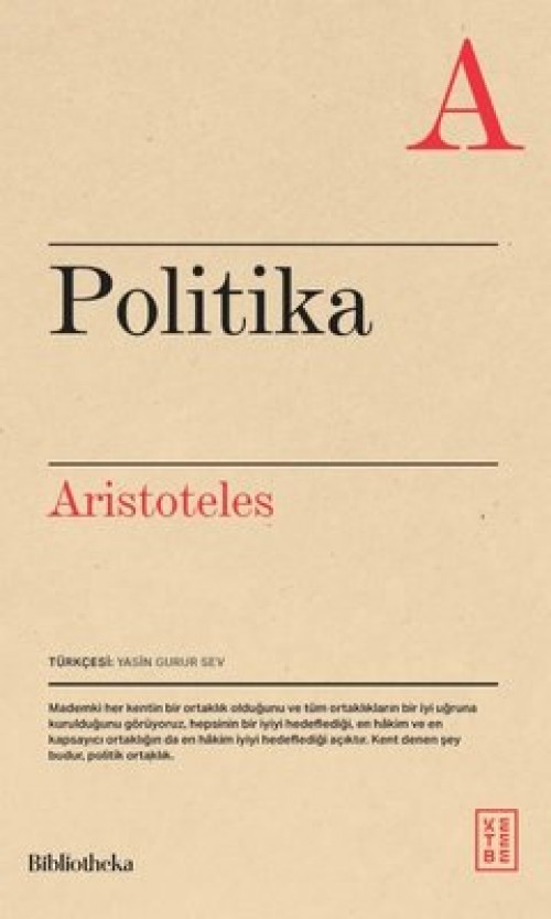 Politika Aristoteles (Aristo)  KETEBE YAYINEVİ