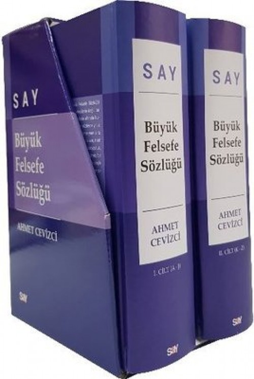 Say Büyük Felsefe Sözlüğü (Ciltli) (2 Cilt Takım) - Ahmet Cevizci